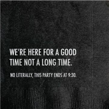 Pretty Alright Goods - Good Time Cocktail Napkin by Pretty Alright Goods at Confetti Gift and Party Tuscaloosa Alabama