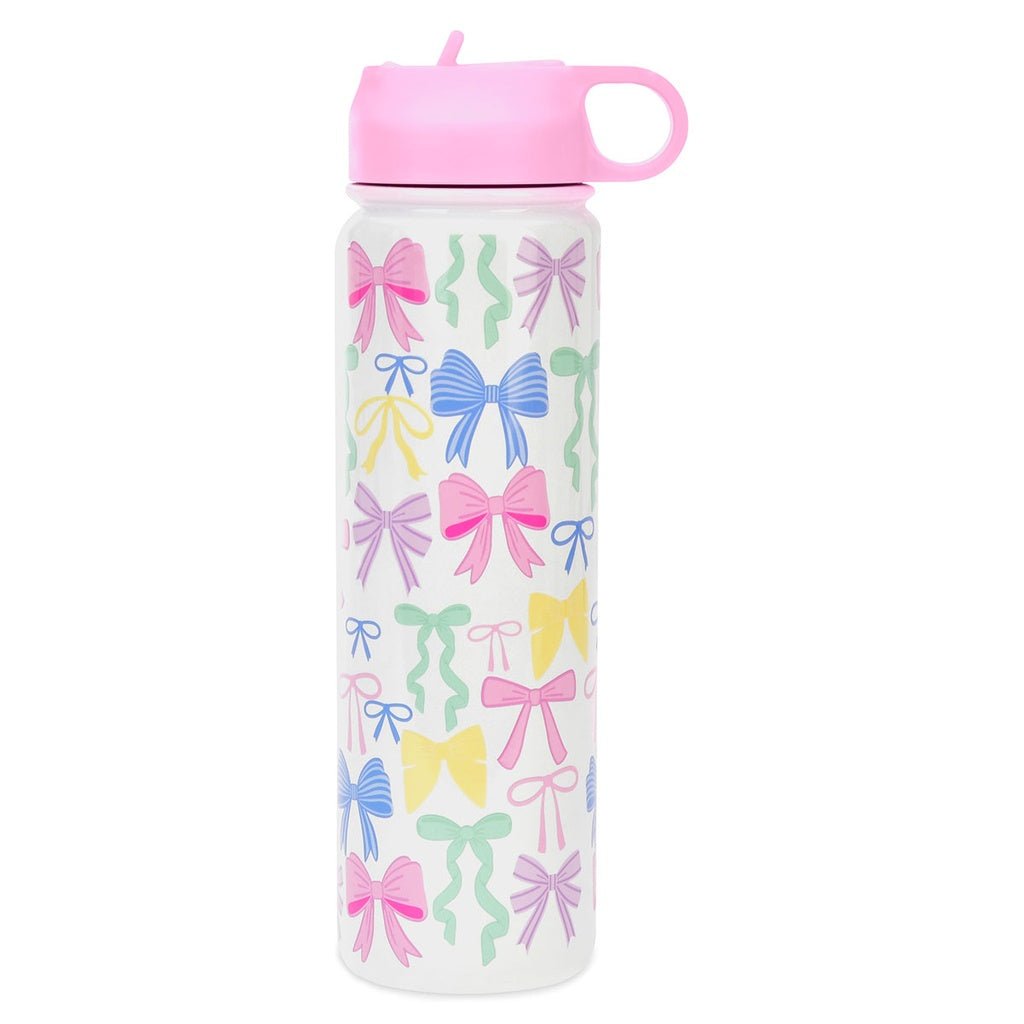 Pretty Bows Water Bottle – Sip in Style by Iscream at Confetti Gift and Party Tuscaloosa Alabama