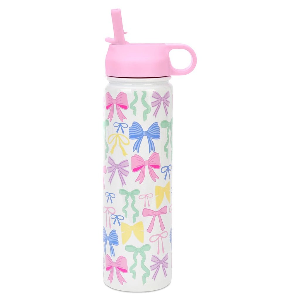 Pretty Bows Water Bottle – Sip in Style by Iscream at Confetti Gift and Party Tuscaloosa Alabama