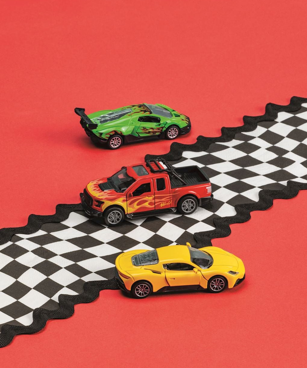 Pull - Back Metal Car with Lights & Sounds – Toy Car for Kids by Mud Pie at Confetti Gift and Party Tuscaloosa Alabama