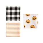 Pumpkin Halloween Towel Basket by Mud Pie at Confetti Gift and Party Tuscaloosa Alabama