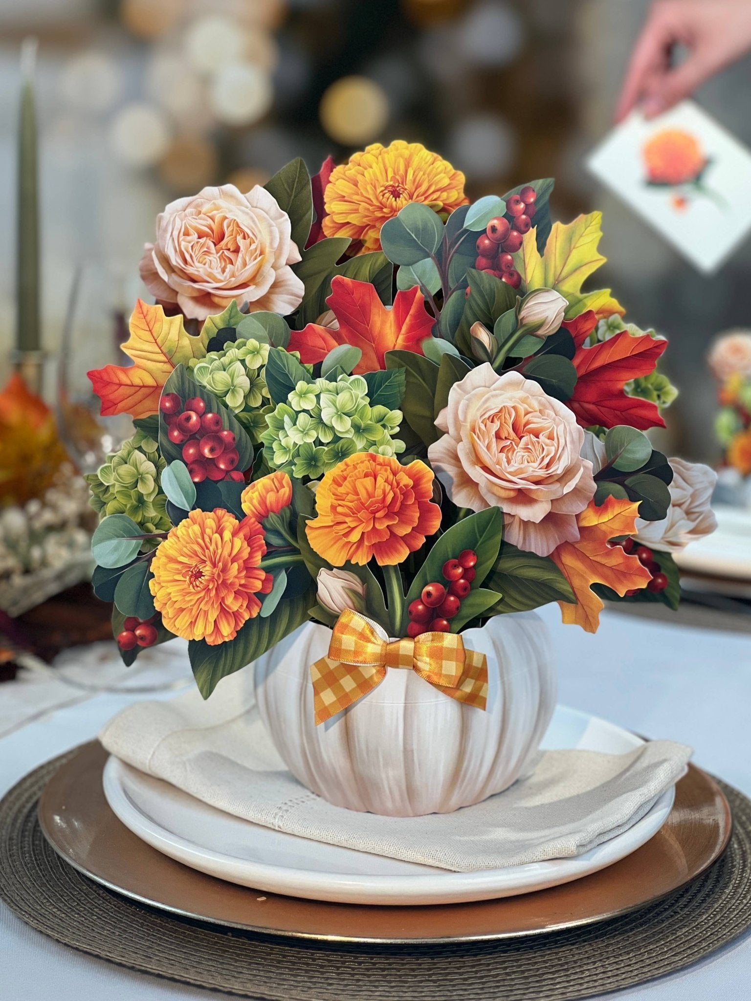 Pumpkin Spice Pop Up Greeting Card by FreshCut Paper LLC at Confetti Gift and Party Tuscaloosa Alabama