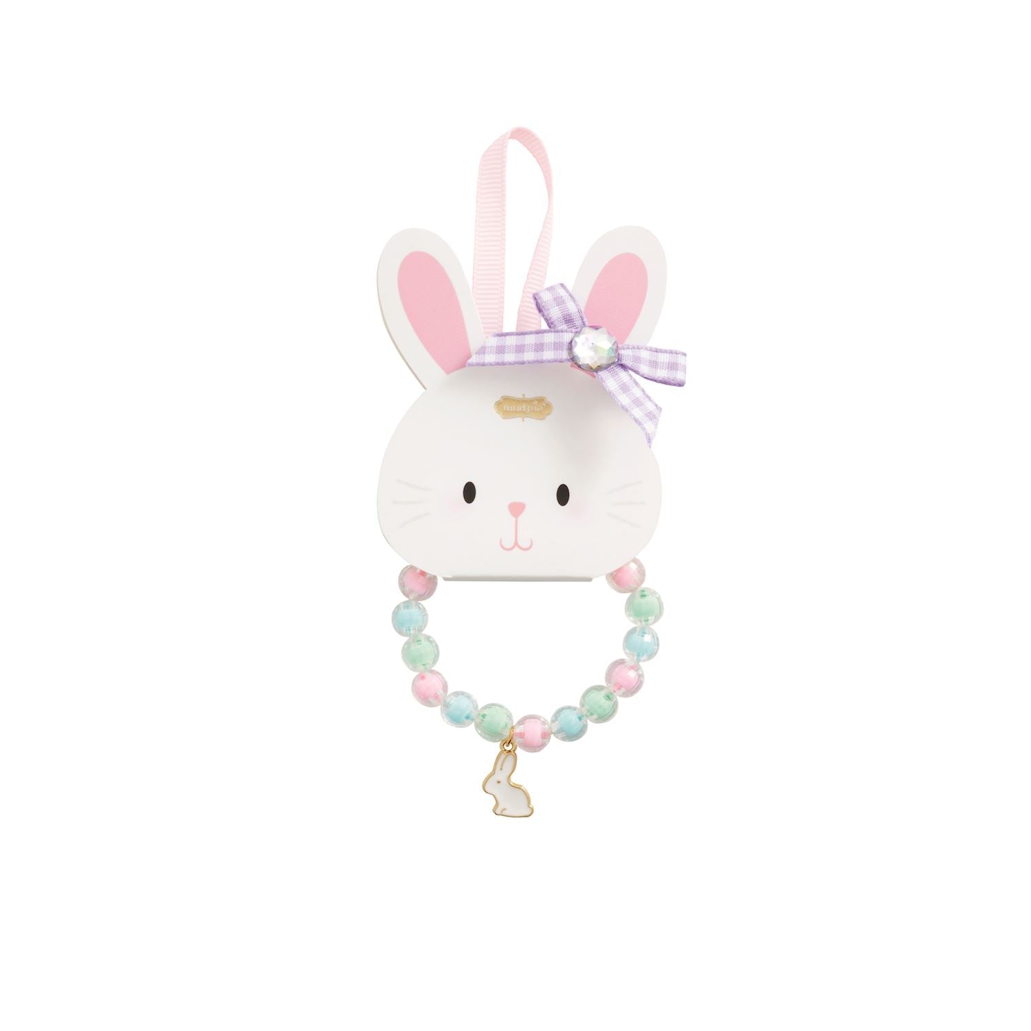 Purple Bunny Charm Bracelet & Ring Set by Mud Pie at Confetti Gift and Party Tuscaloosa Alabama