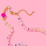 Rainbow Beaded Necklace with Magnetic Clasp by Taylor Elliott Designs at Confetti Gift and Party Tuscaloosa Alabama