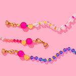 Rainbow Beaded Necklace with Magnetic Clasp by Taylor Elliott Designs at Confetti Gift and Party Tuscaloosa Alabama