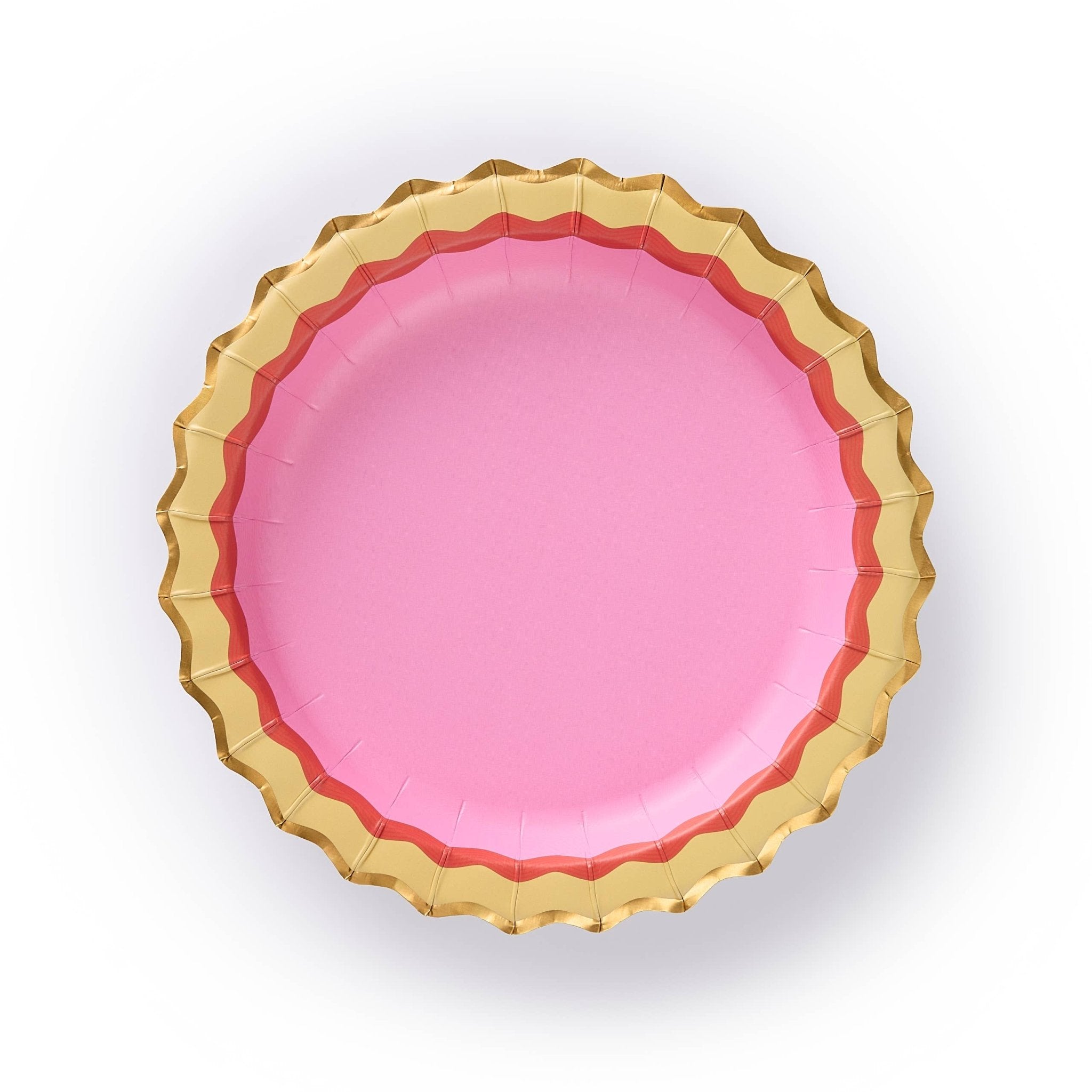 Rainbow Ric Rac Assorted Dessert Plate Set by Packed Party at Confetti Gift and Party Tuscaloosa Alabama