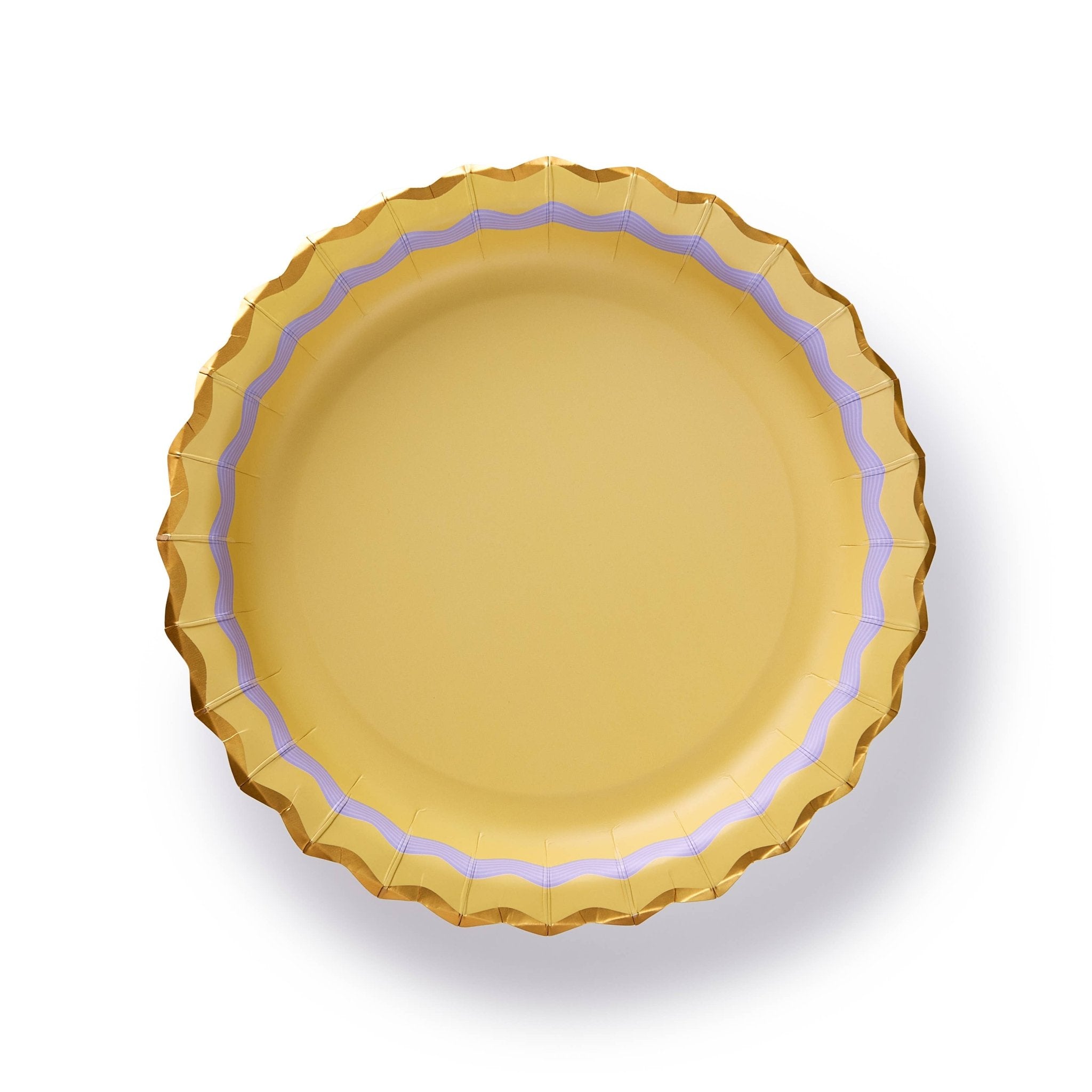 Rainbow Ric Rac Assorted Dinner Plate Set by Packed Party at Confetti Gift and Party Tuscaloosa Alabama