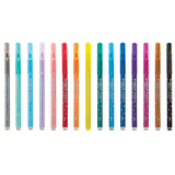 Rainbow Sparkle Glitter Markers - Set of 15 by OOLY at Confetti Gift and Party