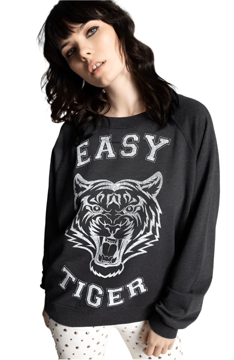 Recycled Karma - Easy Tiger Fleece Sweatshirt by Recycled Karma at Confetti Gift and Party Tuscaloosa Alabama