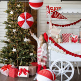 Red and Cream Accordion Paper Lanterns by My Mind’s Eye at Confetti Gift and Party Tuscaloosa Alabama