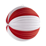 Red and Cream Accordion Paper Lanterns by My Mind’s Eye at Confetti Gift and Party Tuscaloosa Alabama