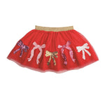 🎀 Red Sequin Bow Tutu Skirt for Girls – Holiday &amp; Dress - Up Fun by Mud Pie at Confetti Gift and Party Tuscaloosa Alabama