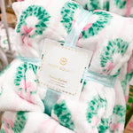 Rosy Wreaths Blanket by Mary Square at Confetti Gift and Party Tuscaloosa Alabama