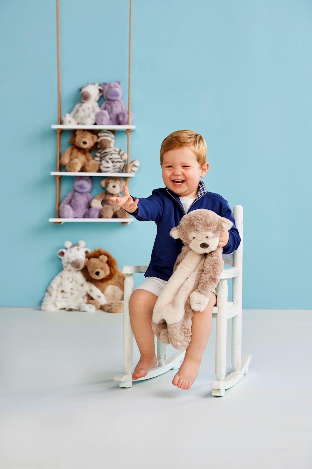 Safari Plush Sitters by Mud Pie at Confetti Gift and Party Tuscaloosa Alabama