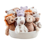 Safari Plush Sitters by Mud Pie at Confetti Gift and Party Tuscaloosa Alabama