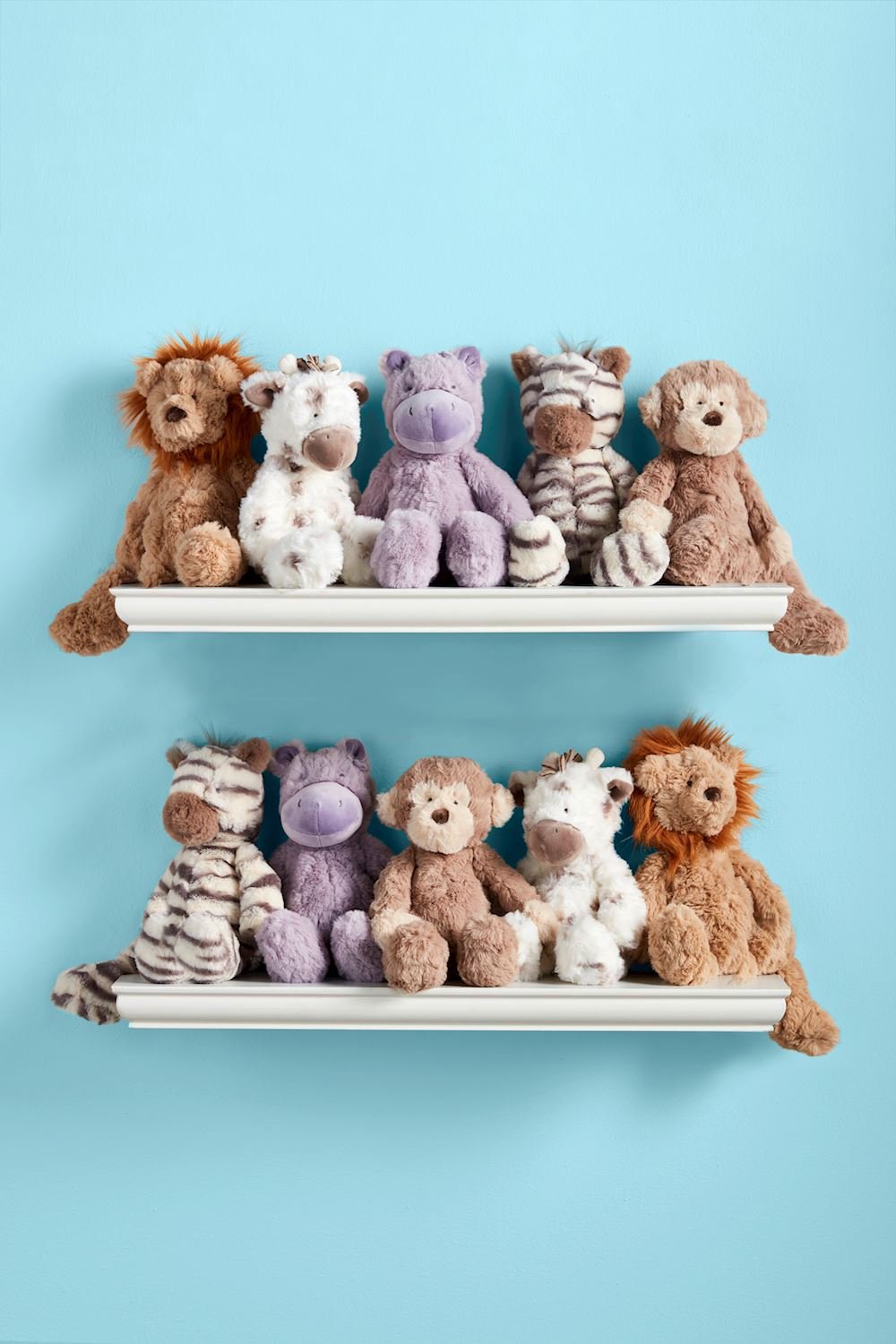 Safari Plush Sitters by Mud Pie at Confetti Gift and Party Tuscaloosa Alabama