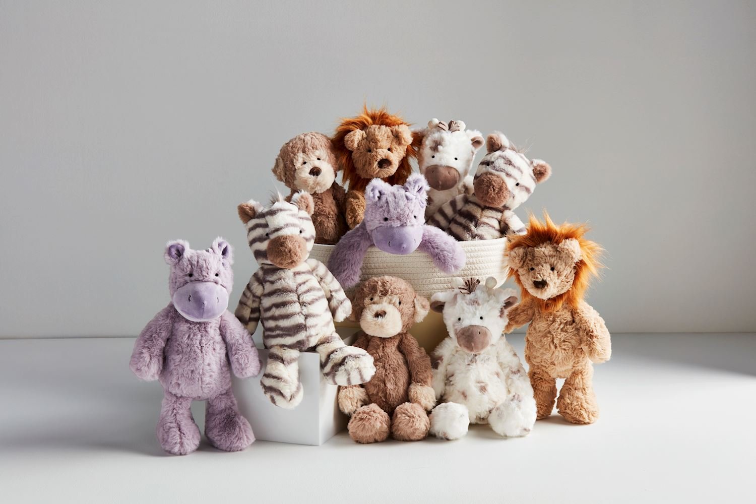 Safari Plush Sitters by Mud Pie at Confetti Gift and Party Tuscaloosa Alabama