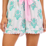 Sage Dahlia Pajama Shorts by Mud Pie at Confetti Gift and Party Tuscaloosa Alabama