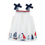 Sailboat Dress by Mud Pie at Confetti Gift and Party Tuscaloosa Alabama