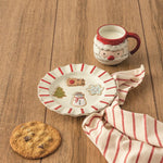 Santa Mug & Cookie Plate Set by Mud Pie at Confetti Gift and Party Tuscaloosa Alabama