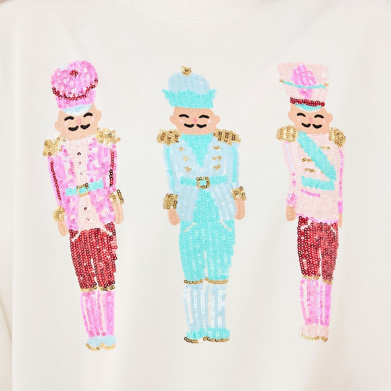 Sarah Sweatshirt - Three Nutcrackers by Mary Square at Confetti Gift and Party Tuscaloosa Alabama