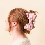 Satin Bow Claw Clip - Green by The Darling Effect at Confetti Gift and Party Tuscaloosa Alabama