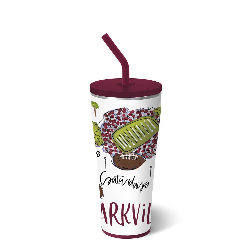 Saturdays In Starkville Straw Tumbler 32oz by SWIG at Confetti Gift and Party