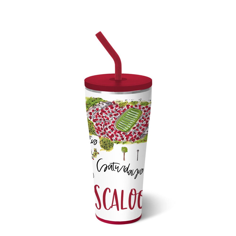 Saturdays In Tuscaloosa Straw Tumbler 32oz by SWIG at Confetti Gift and Party