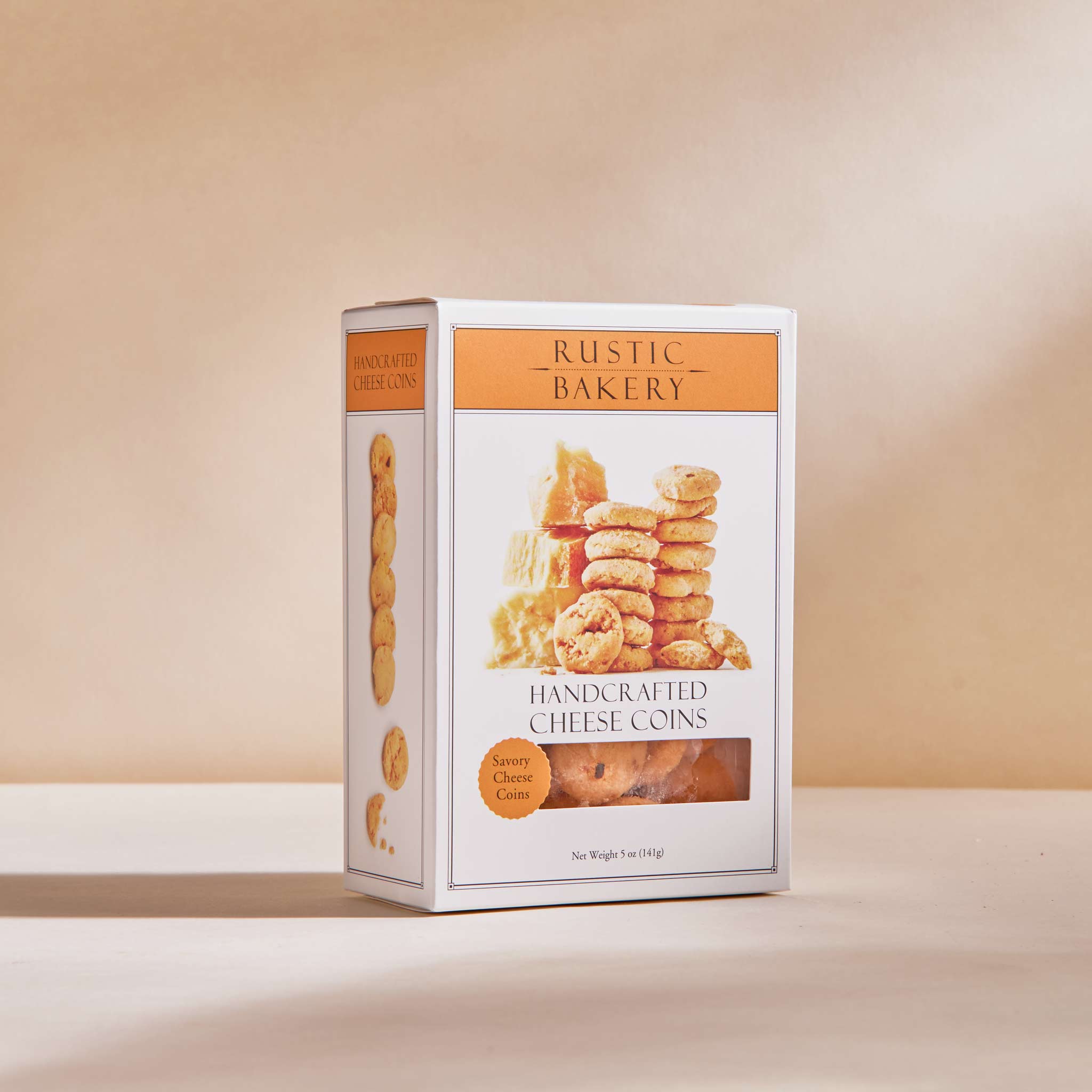 Savory Cheese Coins Box by Rustic Bakery at Confetti Gift and Party Tuscaloosa Alabama