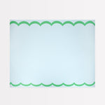 Scalloped Edge Blue - Green Table Runner by Meri Meri at Confetti Gift and Party Tuscaloosa Alabama