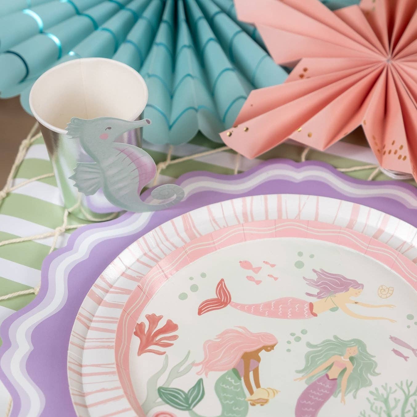 Seahorse Party Sticker by Gatherings by Curated Paperie at Confetti Gift and Party Tuscaloosa Alabama