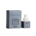 Seaside Terrace Pura fragrance refill with bergamot, lemon, water lily, melon, apple, driftwood, and white musk notes.