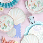 Shell Dessert Plates by Gatherings by Curated Paperie at Confetti Gift and Party Tuscaloosa Alabama