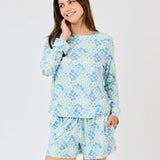 Short Set Annie Larkspur Fields Blue by Mary Square at Confetti Gift and Party Tuscaloosa Alabama