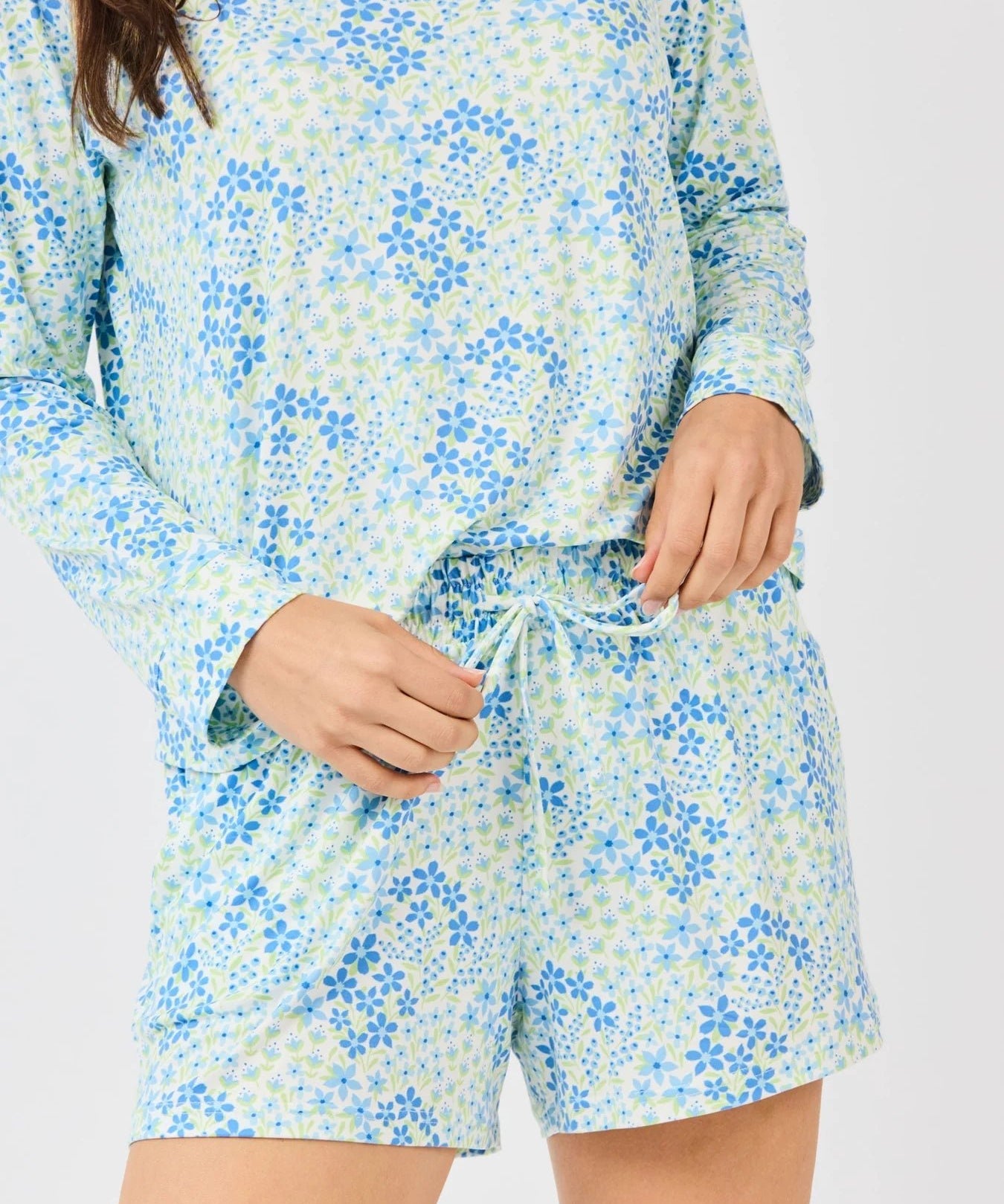 Short Set Annie Larkspur Fields Blue by Mary Square at Confetti Gift and Party Tuscaloosa Alabama