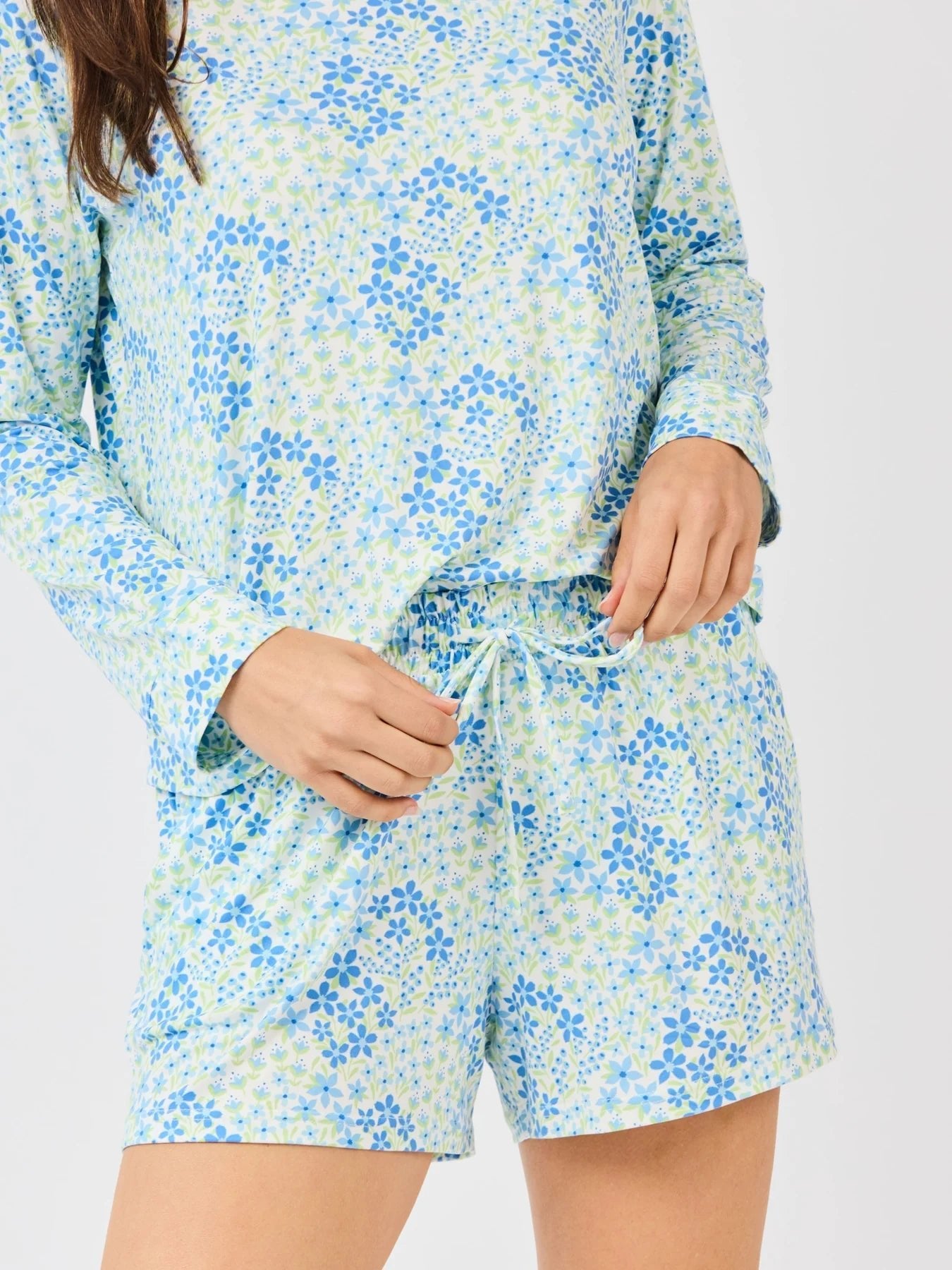 Short Set Annie Larkspur Fields Blue by Mary Square at Confetti Gift and Party Tuscaloosa Alabama
