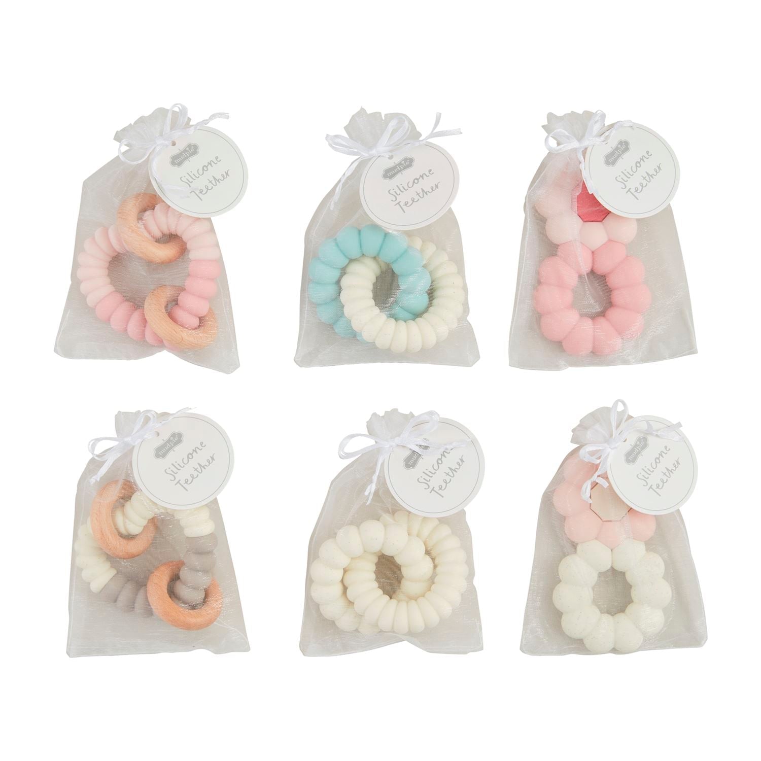 Silicone Teethers by Mud Pie at Confetti Gift and Party Tuscaloosa Alabama