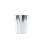 Silver Stripe Cups by Meri Meri at Confetti Gift and Party