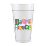 Sip Hip Hooray - Happy Hour Full Color Foam Cups - Girly by Sip Hip Hooray at Confetti Gift and Party Tuscaloosa Alabama