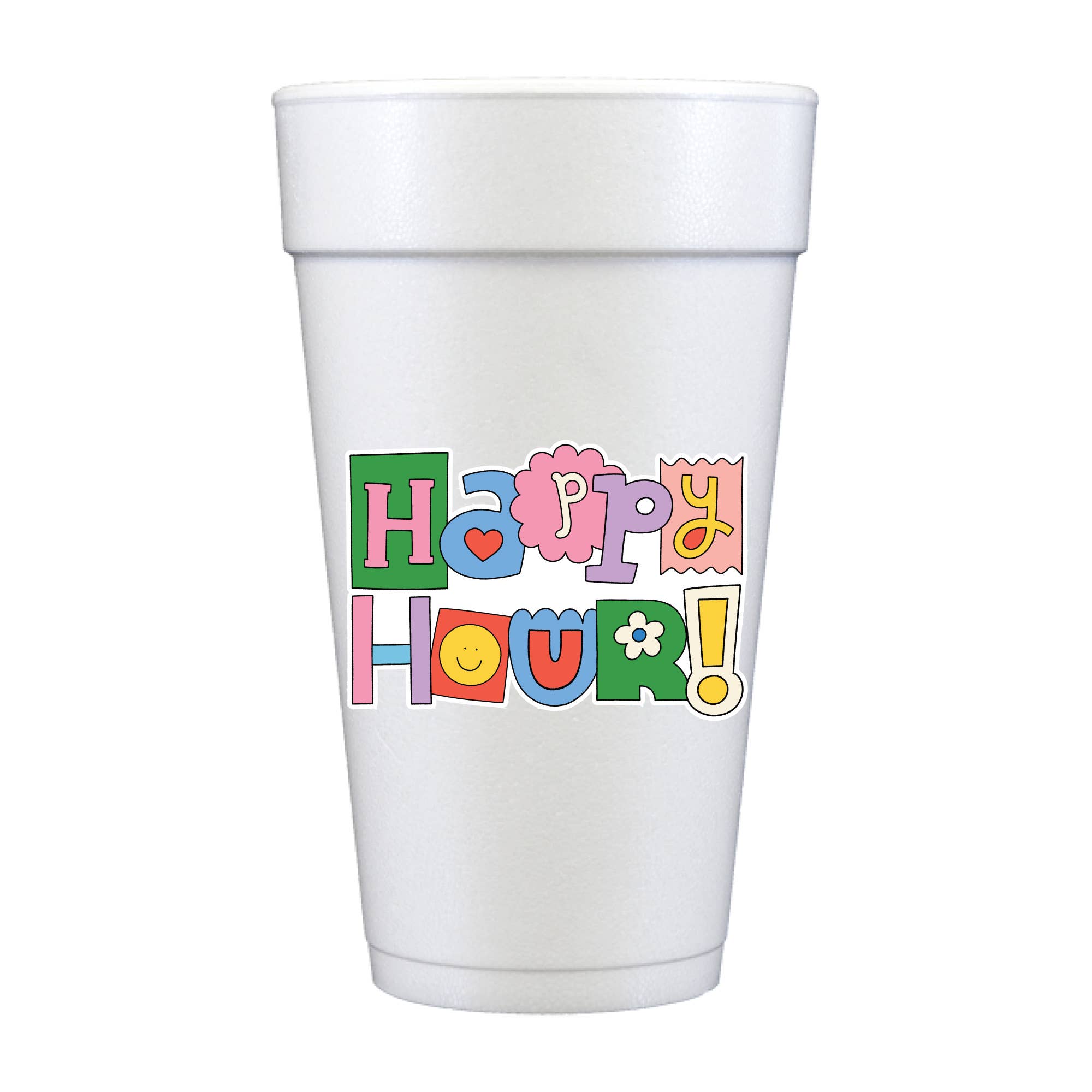 Sip Hip Hooray - Happy Hour Full Color Foam Cups - Girly by Sip Hip Hooray at Confetti Gift and Party Tuscaloosa Alabama