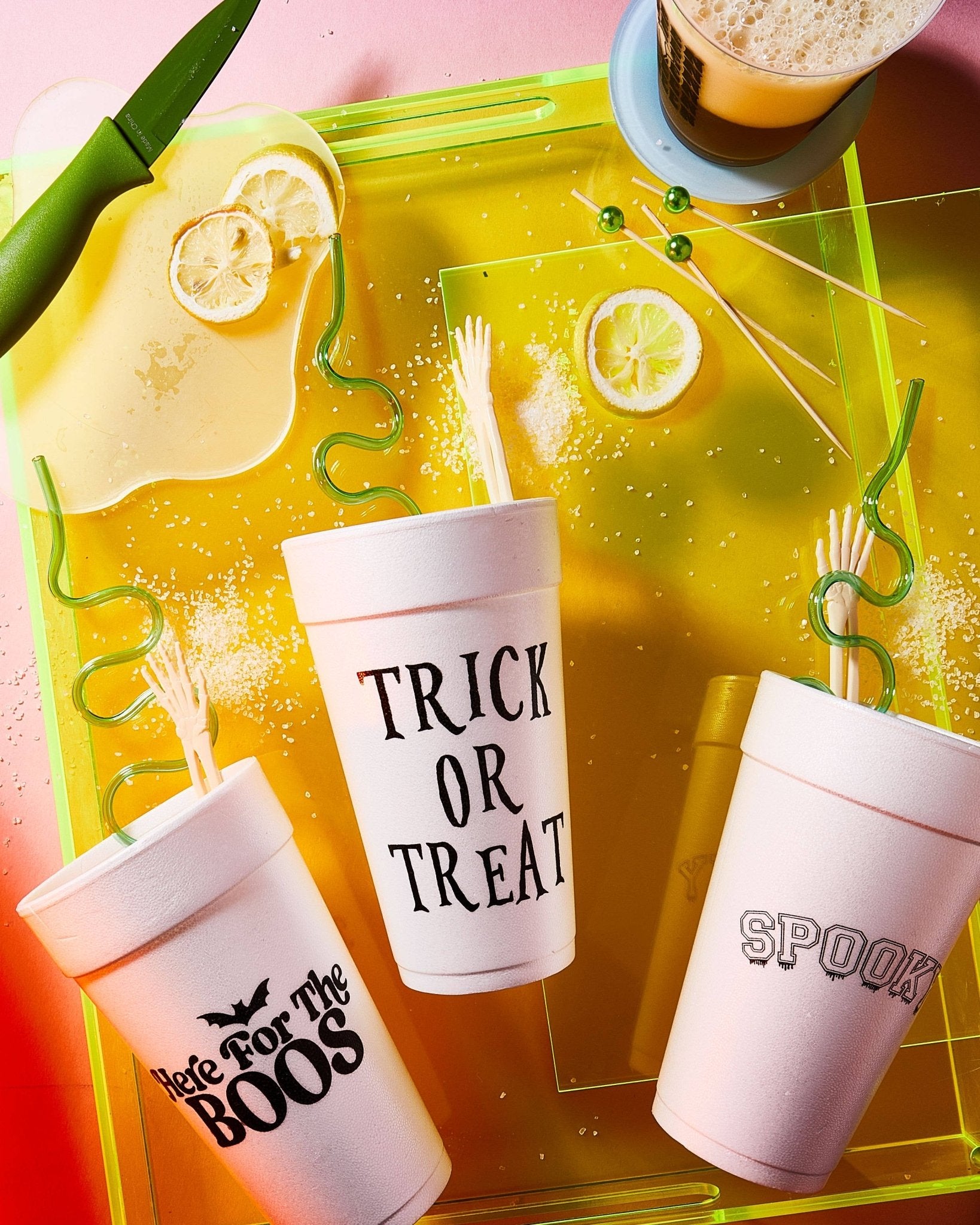 Sip Hip Hooray - Trick Or Treat Halloween Foam Cups - Halloween by Sip Hip Hooray at Confetti Gift and Party Tuscaloosa Alabama