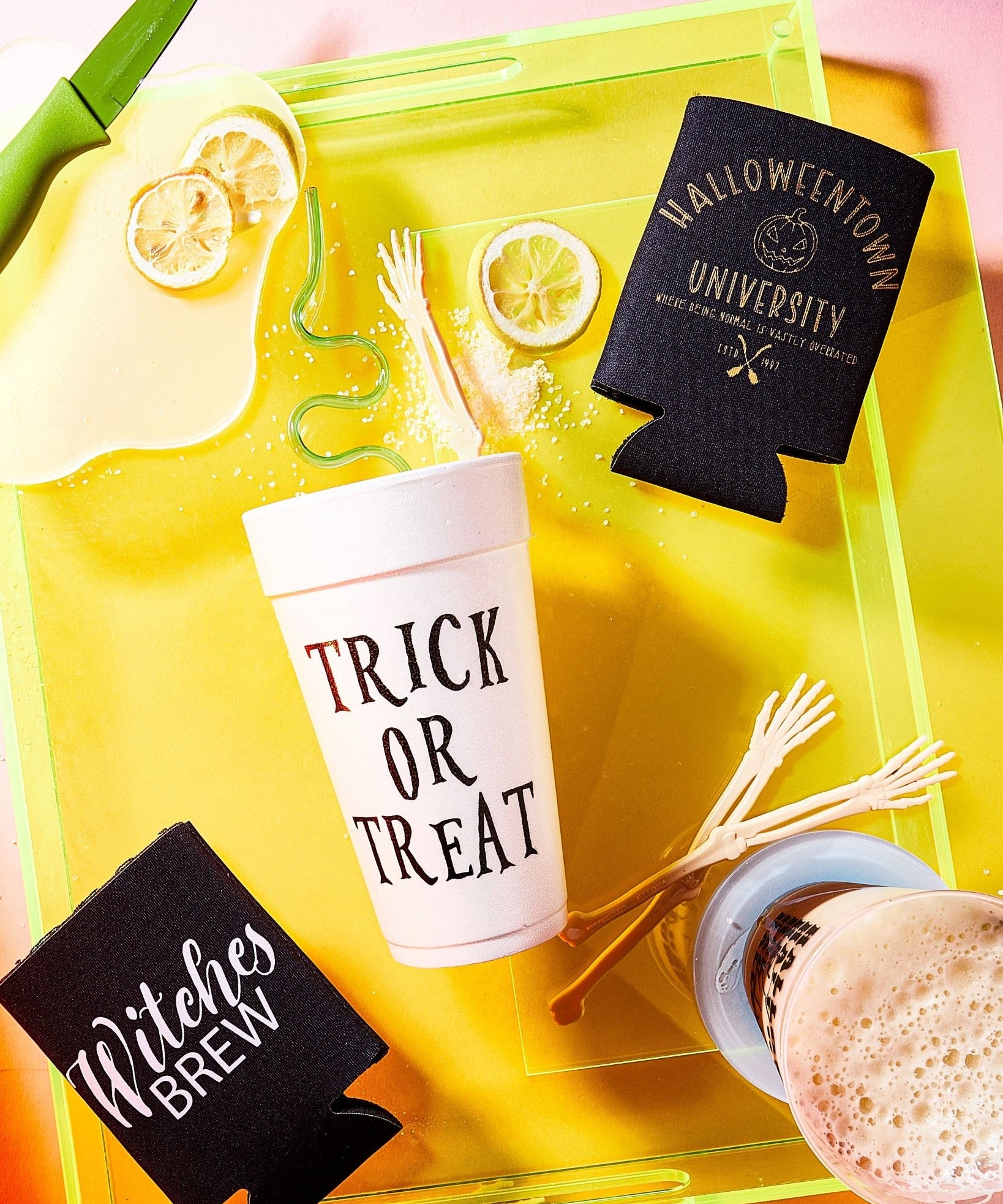 Sip Hip Hooray - Trick Or Treat Halloween Foam Cups - Halloween by Sip Hip Hooray at Confetti Gift and Party Tuscaloosa Alabama