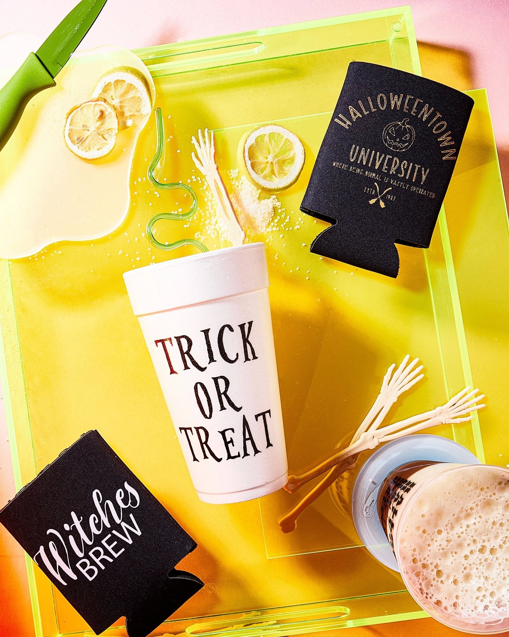 Sip Hip Hooray - Trick Or Treat Halloween Foam Cups - Halloween by Sip Hip Hooray at Confetti Gift and Party Tuscaloosa Alabama