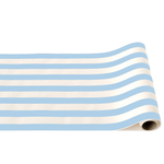 Sky Blue Signature Cabana Stripe Table Runner by Bonjour Fête at Confetti Gift and Party Tuscaloosa Alabama