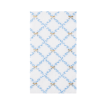 Sky Blue Trellis Guest Towels with Bow Detail by Bonjour Fête at Confetti Gift and Party Tuscaloosa Alabama