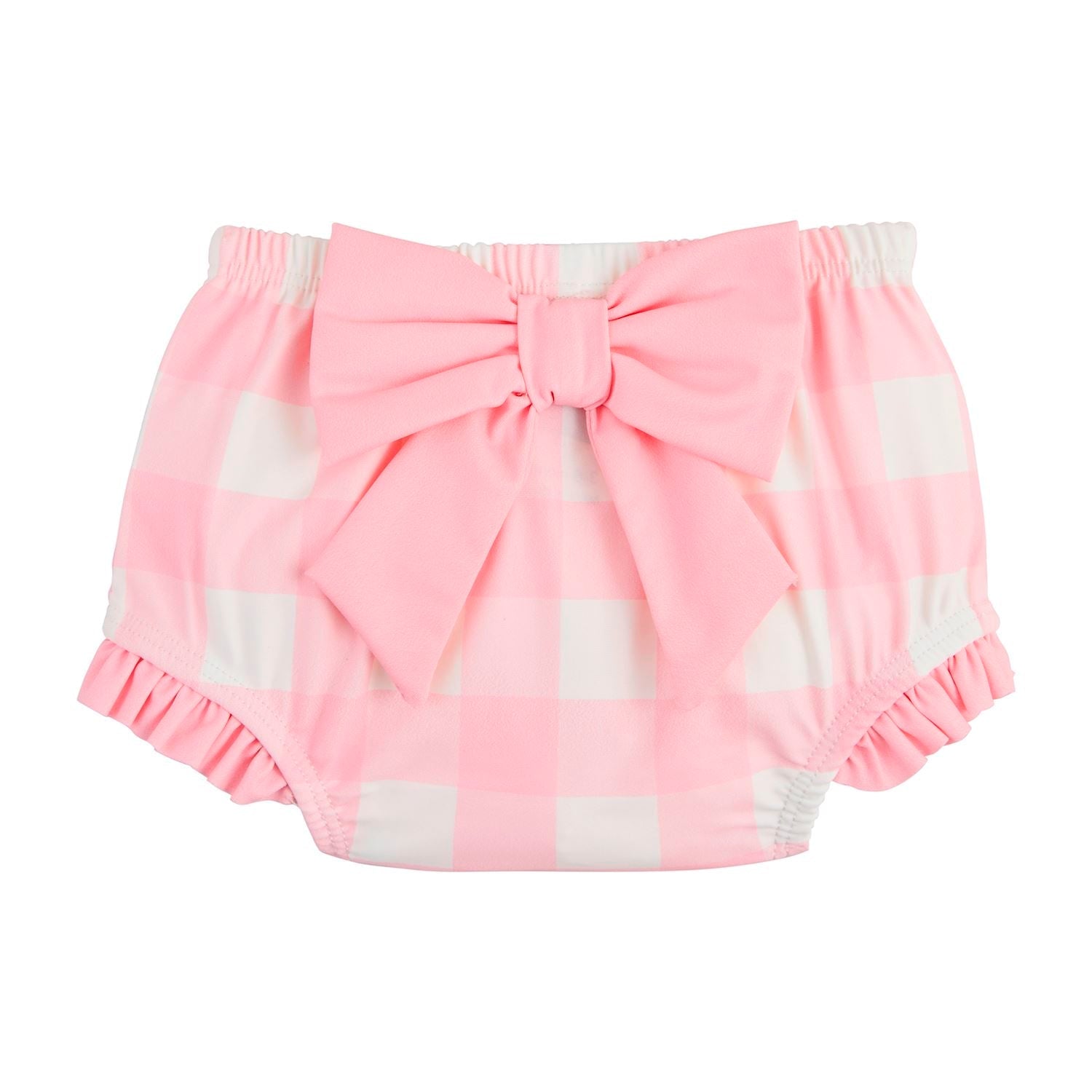 Smocked Pink Check Two - Piece Swimsuit by Mud Pie at Confetti Gift and Party Tuscaloosa Alabama