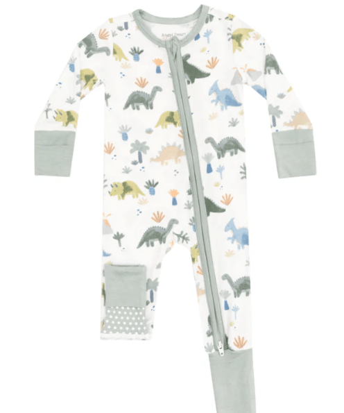 Soft Dinos 2 Way Zipper Romper by Angel Dear at Confetti Gift and Party Tuscaloosa Alabama