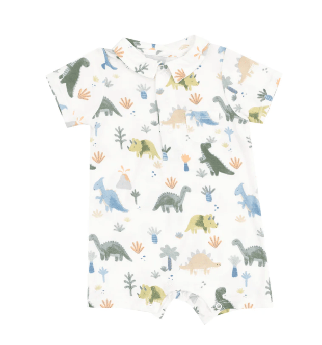 Soft Dinos Polo Shortie by Angel Dear at Confetti Gift and Party Tuscaloosa Alabama