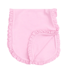 Solid Nosegay Pink Ruffle Burp Cloth by Angel Dear at Confetti Gift and Party Tuscaloosa Alabama