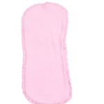 Solid Nosegay Pink Ruffle Burp Cloth by Angel Dear at Confetti Gift and Party Tuscaloosa Alabama